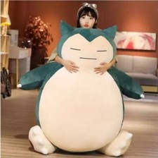 GIANT Snorlax Plush Doll Pillow Bed Chair Cover with Zipper 150cm No Stuffing