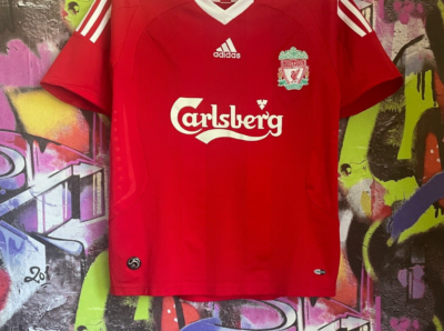 Liverpool 2008 2009 2010 Home Shirt Football Soccer Jersey Top