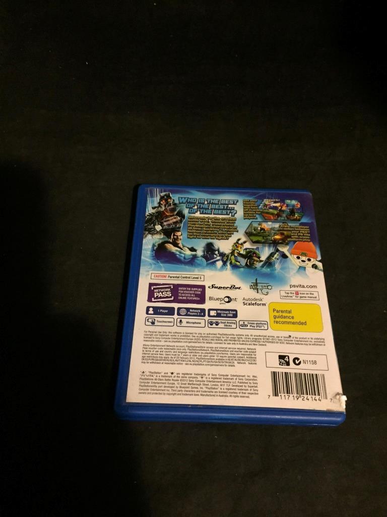 PLAYSTATION VITA GAME ALL STARS BATTLE ROYALE COMES IN VGOOD ORIG COND