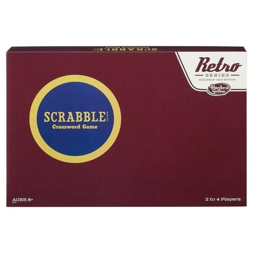 New Sealed Hasbro Retro Series Scrabble Crossword Game 1949 Edition Game