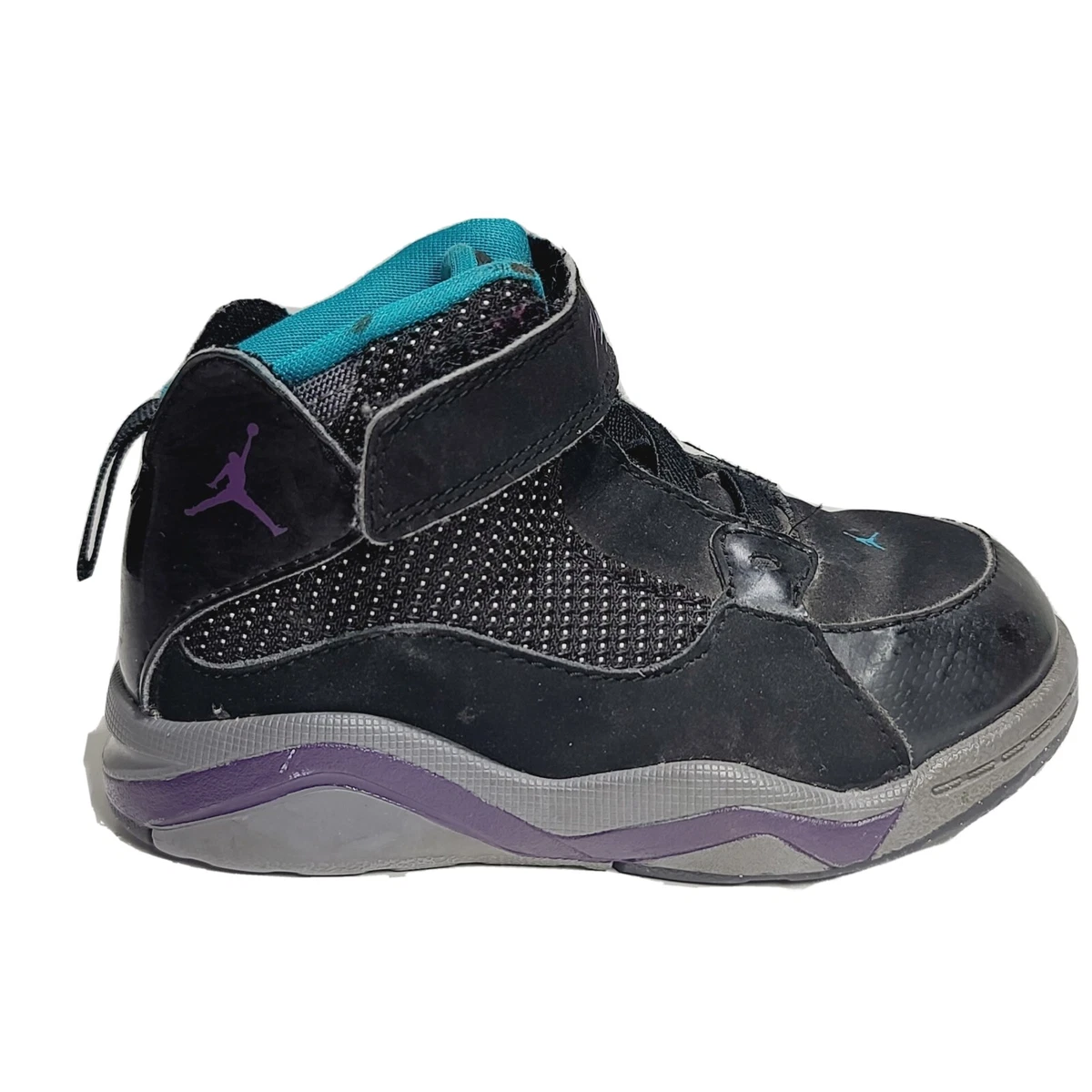 Black purple sales and turquoise jordans