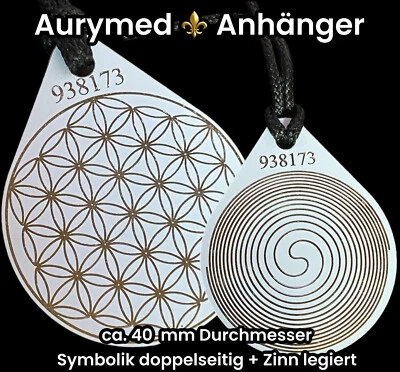 FIRMA AURYMED R.BOE-ERF Anhänger MWO Lakhovsky Radionik Frequenz 432 HZ Bifilar Spule Tesla Coin Wicca