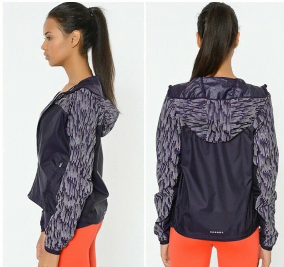 Nike Shield Flash Repel Racer Women's Reflective Print Running Jacket - Image 3 of 4
