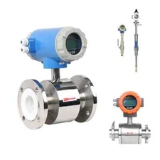 Sanitary Stainless Steel Electromagnetic Flowmeter Pipeline Clear Water