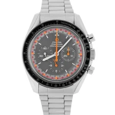Omega Speedmaster Moonwatch Steel Japanese Racing Gray 42mm 3570.40.00 Watch
