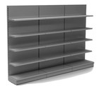 Retail Shelving 2100mm H x 1000mm W 370mm D 3meter bay run