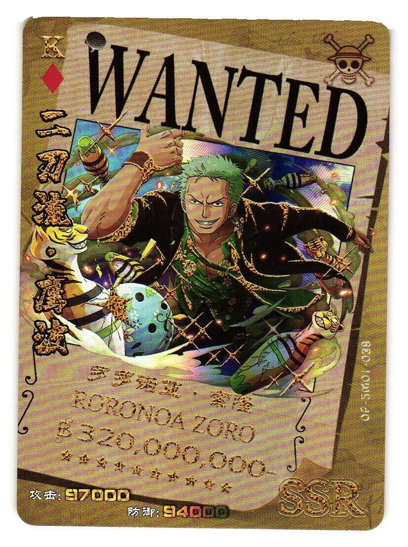 Roronoa Zoro Holo Rare Trading Card - One Piece Anime Doujin