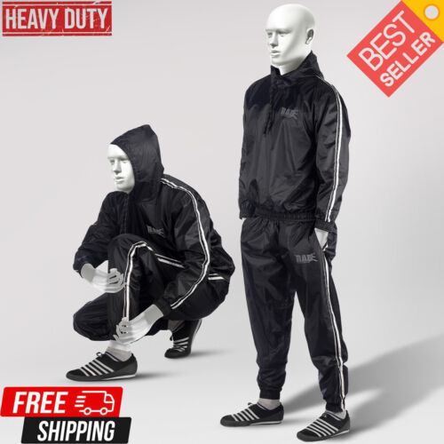 RAD Sauna Suit with Hood Weight Loss Fitness Exercise Track Suit for Men & Women - Afbeelding 1 van 19