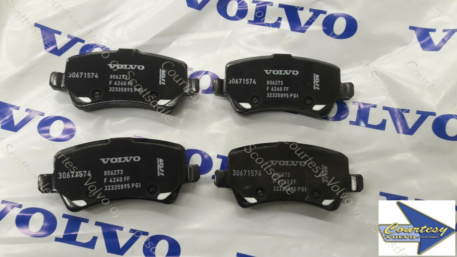 GENUINE VOLVO Factory OEM New Brake Pad Kit 32373175 | eBay
