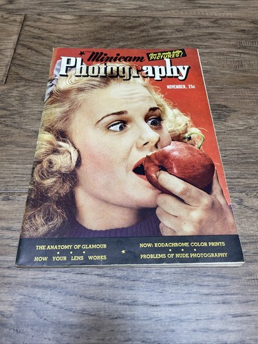 Vintage 1940s Lot of 9 Minicam Photography Magazines Paper Ephemera KG - Picture 18 of 21