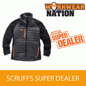 Scruffs Super Black Waterproof Soft Grey Thermo Jacket Dealer Shell Expedition Uw1ZqrU