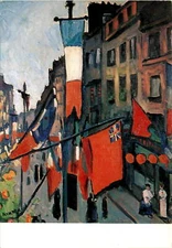 Bagnols-sur-Cèze, Gard, Albert MARQUET, Le 14 juillet Postcard