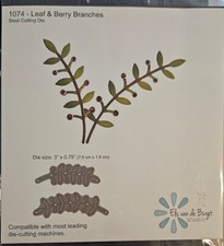 Elizabeth Craft Designs Cutting Dis -1074 - Leaf & Berry Branches