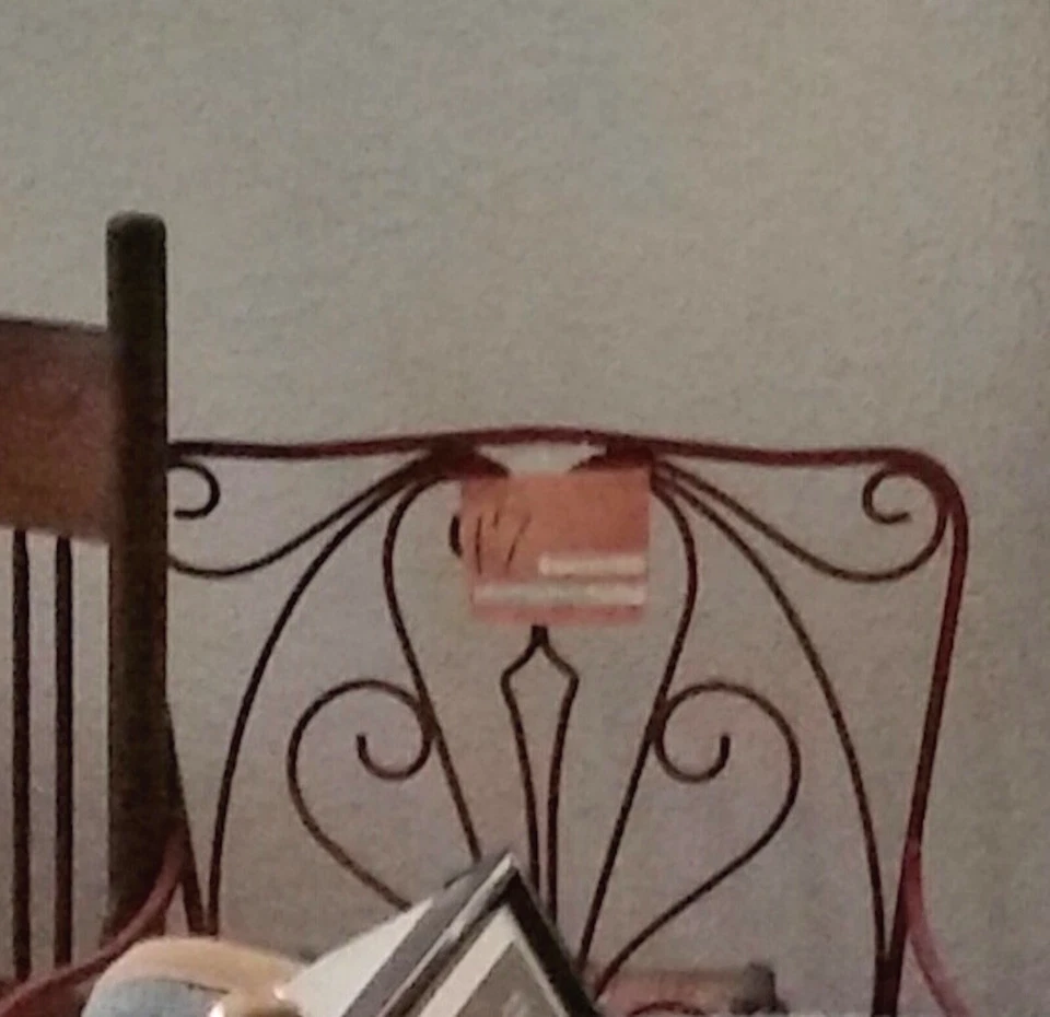 Antigua silla de patio estilo Salterini de hierro forjado jardín 1950 Foto 4 de 4