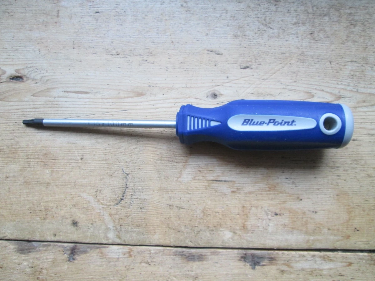 BLUE POINT TORX T15 SCREWDRIVER BLUE HANDLE SOFT GRIP NEW PREMIUM