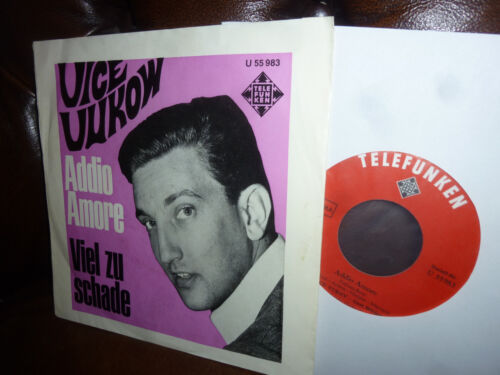Vice Vukov, Addio Amore, Viel zu schade, Telefunken U 55983 Single, 7" 1967 - Bild 1 von 2