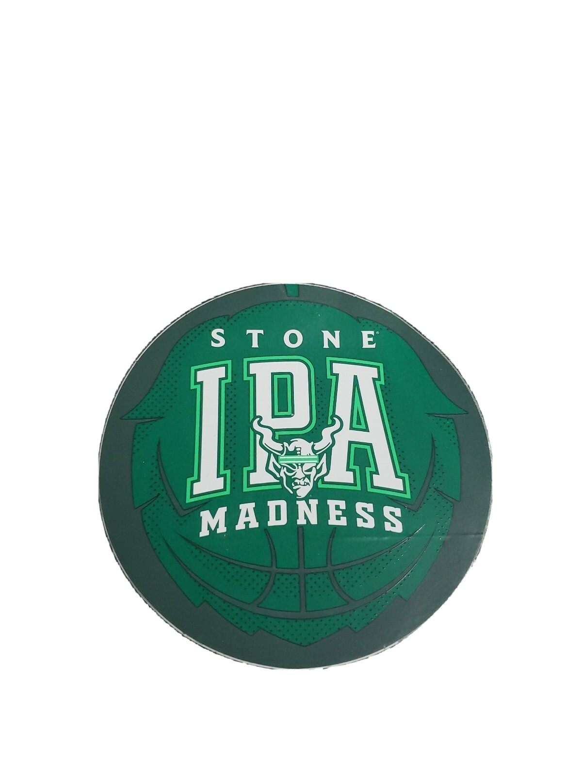 STONE BREWING California GARGOYLE IPA MADNESS 3 1/2 Craft Beer Sticker Sign 2016