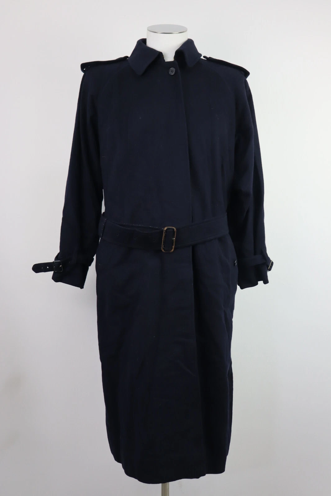 BURBERRY LONDON COAT CAPPOTTO UOMO TG L VINTAGE JACKET MAN LANA WOOL