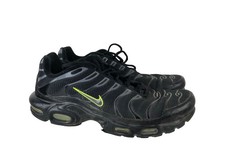 NEW Men's 7 Nike Air Max Plus TN Tuned Black Volt Cool Grey FQ2381-001 Size 12