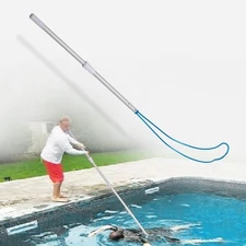 Swimming Pool Safety Pole Hook, Life Saving Telescopic Aluminum - Emergency