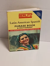 Latin-American Spanish Phrase Book Dictionary by Berlitz Pocket Book