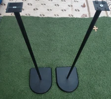 SONY HOME THEATER SURROUND SOUND SPEAKER STANDS  AND HOLDER SET OF 2 BLACK