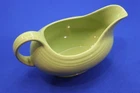 Vintage Post-86 Fiesta Gravy Boat in Chartreuse Embossed "Fiesta Made in U.S.A."