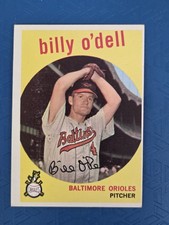 1959 Topps #250 Billy O'Dell Baltimore Orioles BASEBALL Card 1K