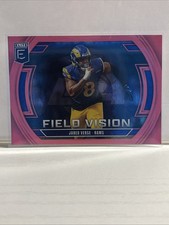 Jared Verse Panini Donruss Elite - - Field Vision Insert Pink - #6 Rams