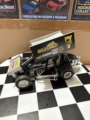 #ad #ad Ron Shuman #7 Gold Eagle 1994 1 24 Sprint Dirt Car Diecast NO BOX $21.24