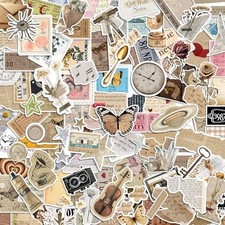 300 Pcs Vintage Stickers, Junk Journal Supplies, Cute Stickers for Journaling