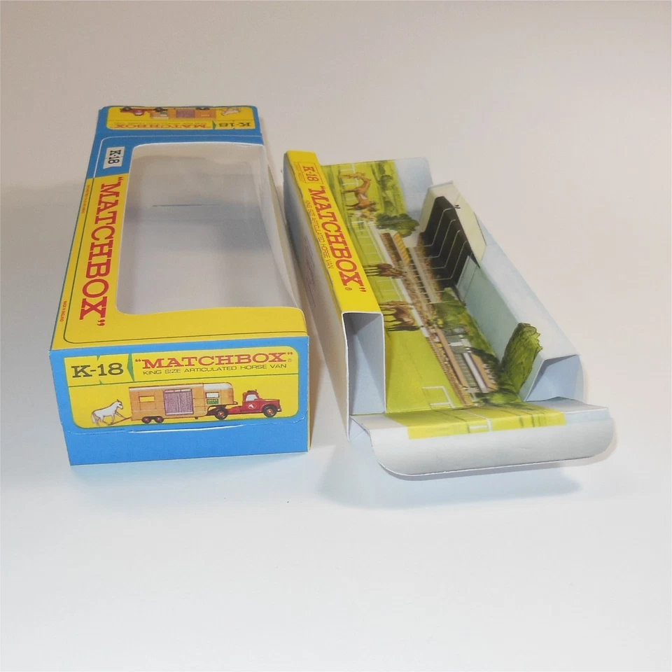 Matchbox Lesney King Size K 18 Dodge Articulated Horse Box Repro Box Set - Image 3 of 4