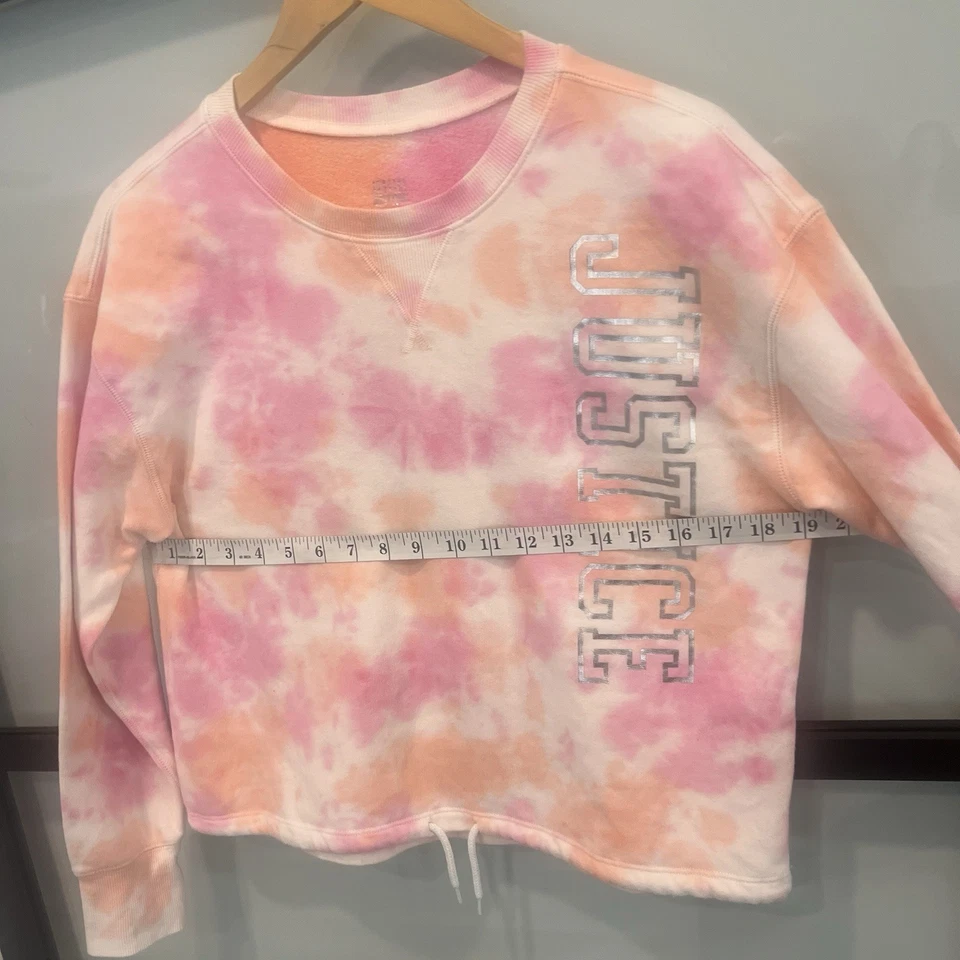 Suéter Justice Tie Dye para Niñas Talla 14/16 Foto 3 de 4