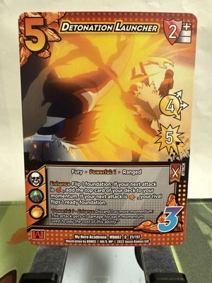 Detonation Launcher 21/117 My Hero Academia Crimson Rampage TCG English NM