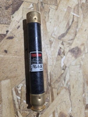 (5) Bussmann FRS-R-10 Fusetron Time-Delay Current Limiting Class RK5 Fuse 600V