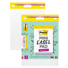 Post-it Super Sticky Mini Easel Pad: 15 in. x 18 in. / 20 sheets / 2-pack White