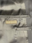 Canali Stripe Blazer SportCoat Mens 42L Wool Water Resistant 2-Button Blue/Black — photo 9