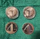 Lot of 4 Hecla and Pan American Silver Rounds