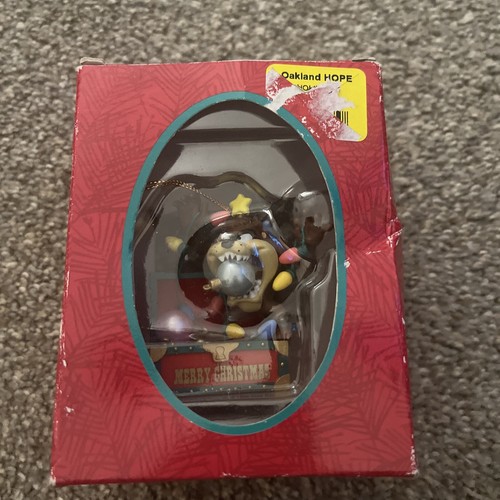 Vintage Looney Tunes Taz "Merry Christmas" Baumschmuck-1997-Vtg-Matrix-Box