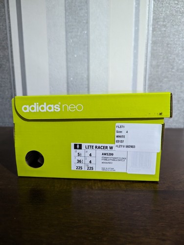 adidas neo sneaker lite racer damen aw5299 weiß und beige Leopardenmuster - Bild 6 von 6