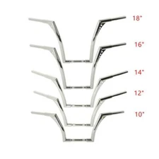 1 1/4" Fat 10'' 12'' 14" 16'' 18" Rise Handlebar For Harley FLST FXST Sportster