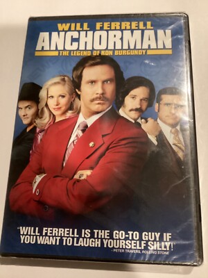 Anchorman: The Legend of Ron Burgundy (DVD, 2004 - Full Frame) Will Ferrell