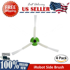 4 PACK Vacuum Side Brush Replacement for iRobot Roomba E-Series E5 E6 J7