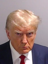 Donald Trump Mugshot Poster Print, Official Mugshot Fulton County Georgia Decor