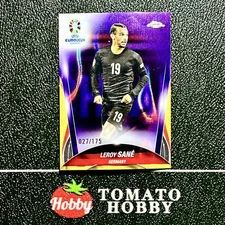 TOPPS CHROME UEFA EURO 2024 LEROY SANE /175 PURPLE LAVA REFRACTOR GERMANY