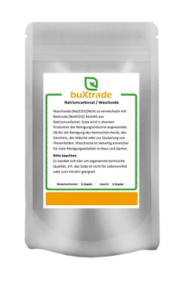 BUXTRADE 100g Cristaux de Soude Carbonate de Sodium Na2CO3 Poudre Soda