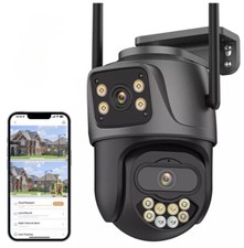 Outdoor 4MP/8MP HD Wifi Security Camera with Auto Tracking, Night Vision   