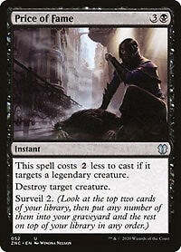 Price of Fame [Zendikar Rising Commander] Magic MTG