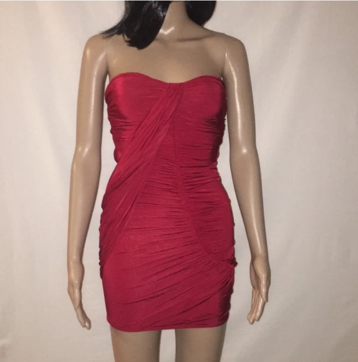 Bebe red hotsell dress
