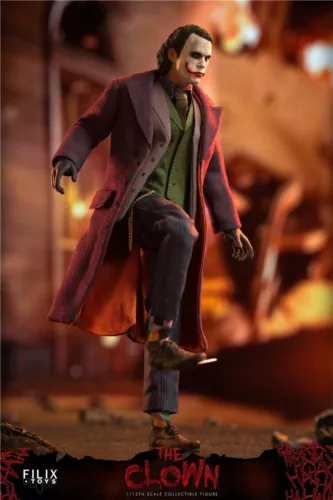 FILIX TOYS FX004 1/12 Joker Heath Ledger 6" Action Figure in stock - Picture 4 of 24